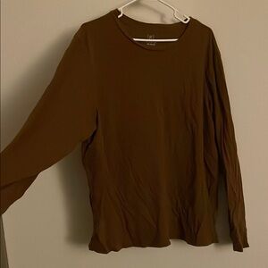Brown Long Sleeve Top
